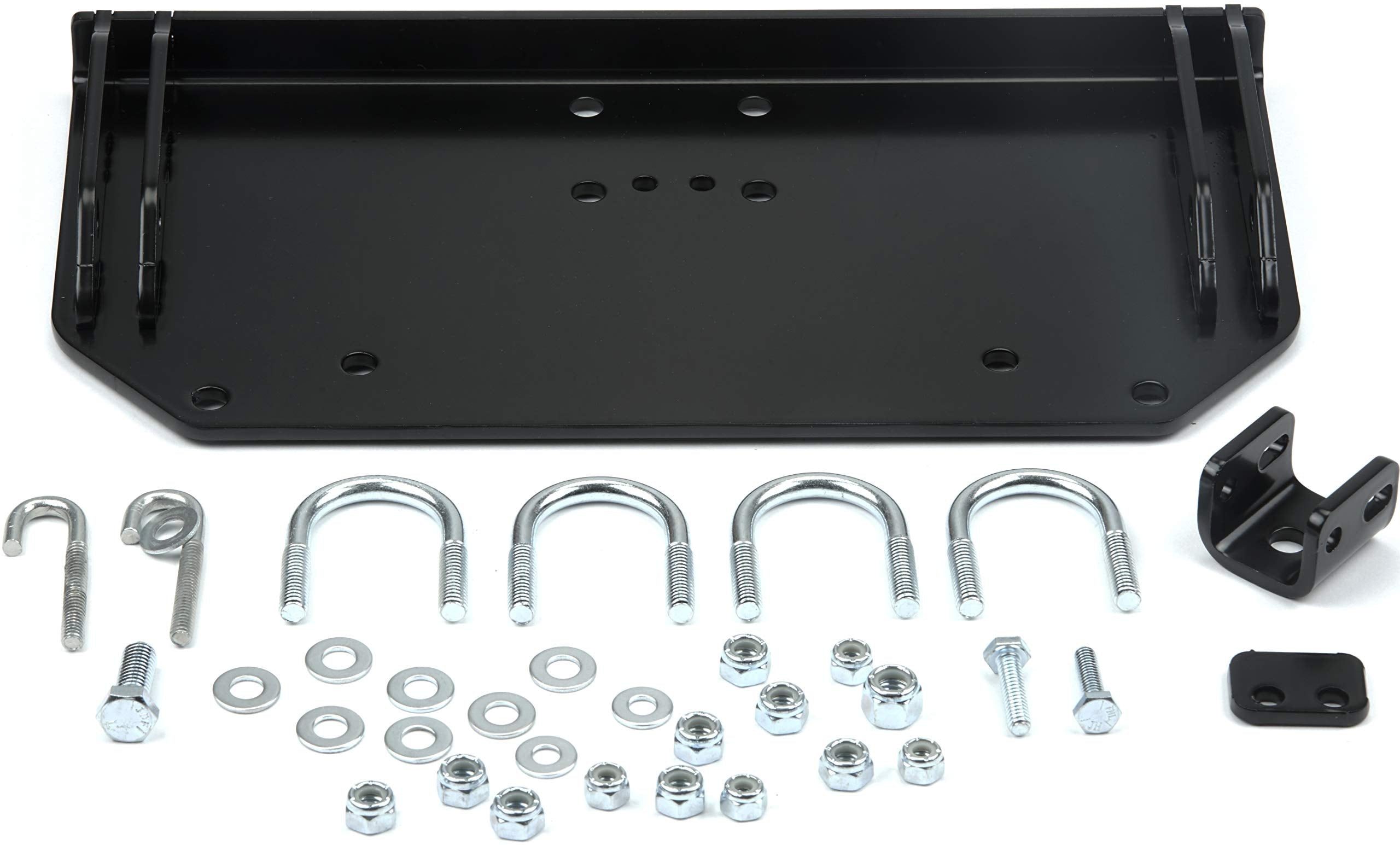 Center Plow Mount Kit WARN 102770 for Yamaha Grizzly and Kodiak , Black