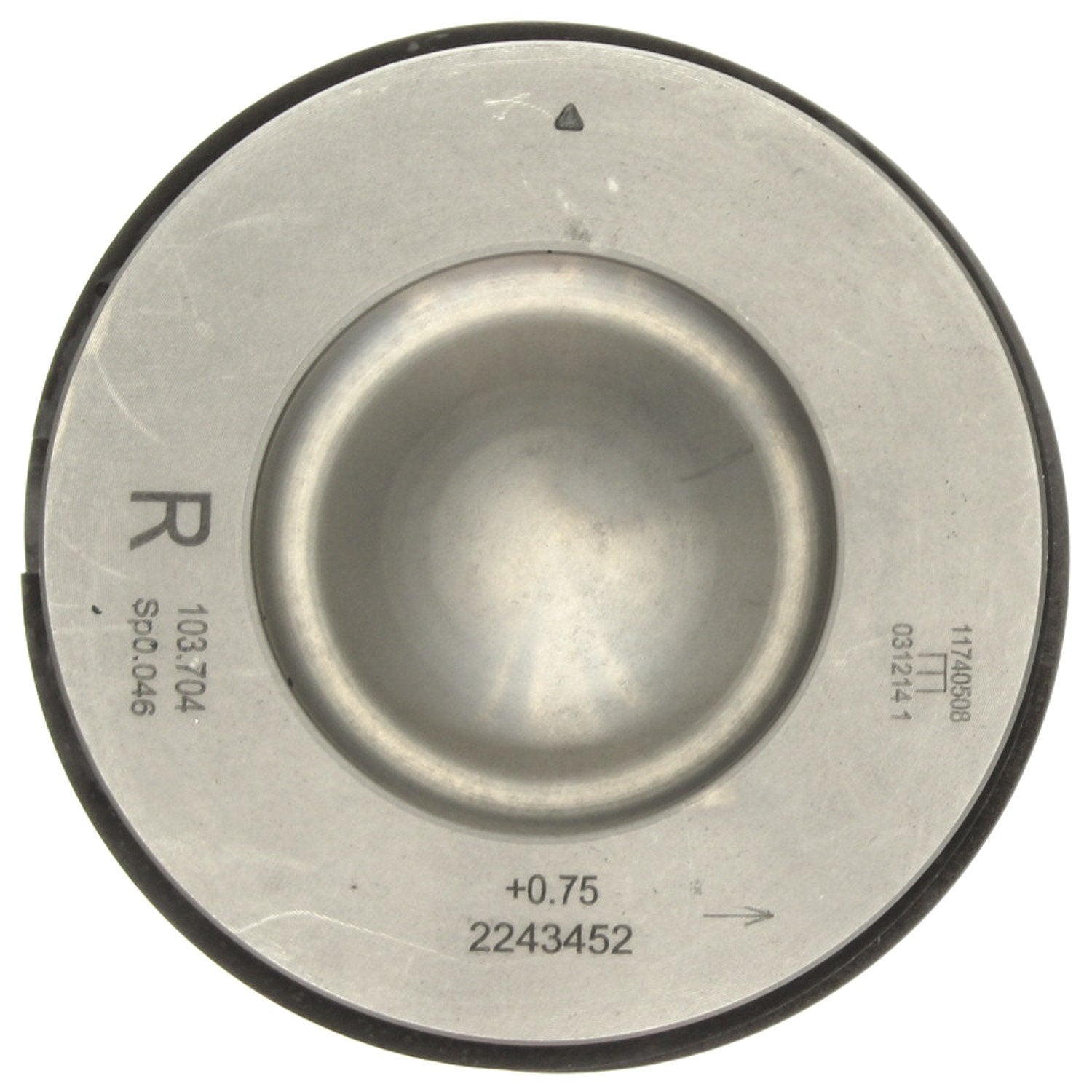 MAHLE 224-3452WR.030 Original Chevrolet/GMC 6.6L Duramax LB7 & LLY Right Bank Piston (0.030", Includes Rings), 1 Pack