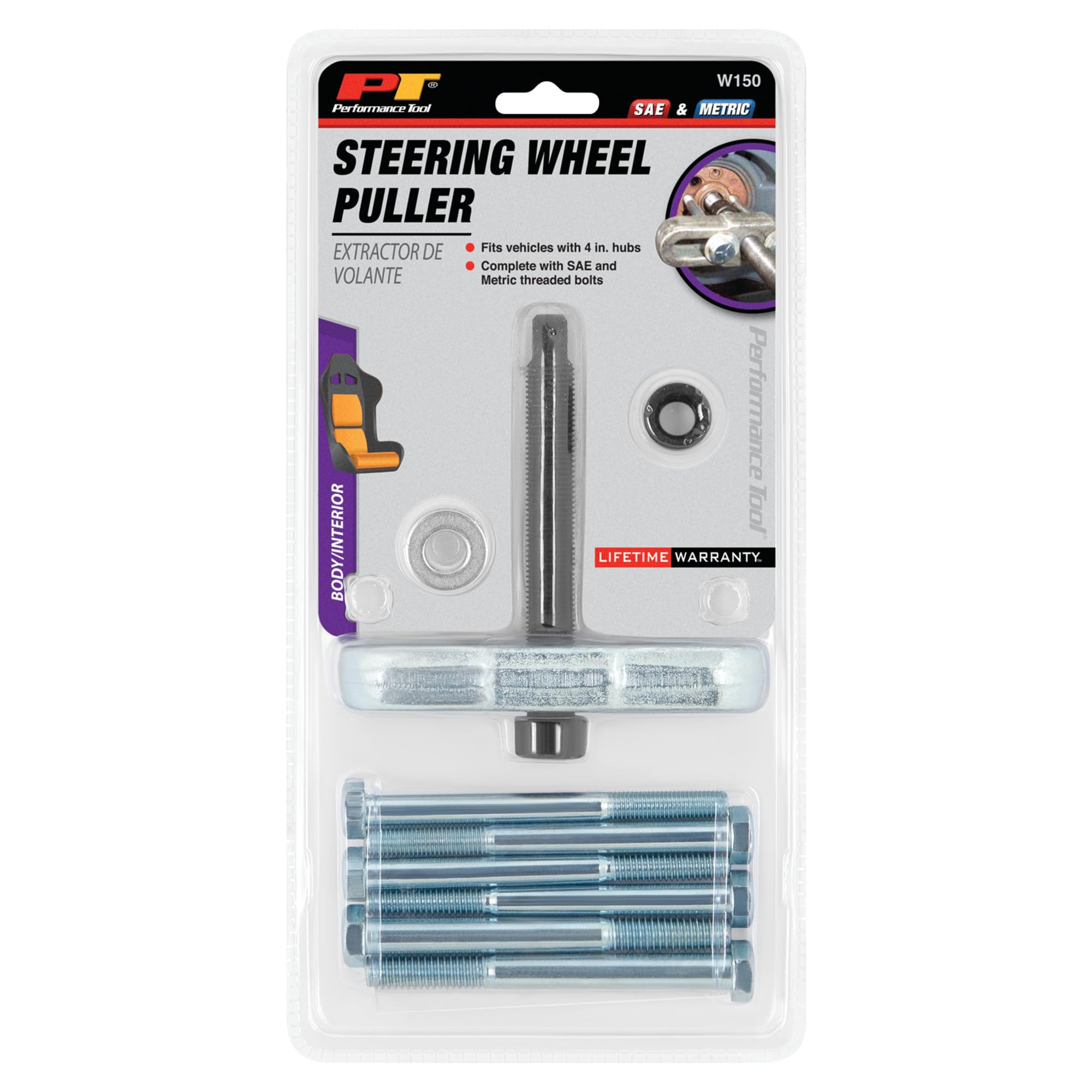 W150 Performance Tool Steering Wheel Lock Plate Removal Tool