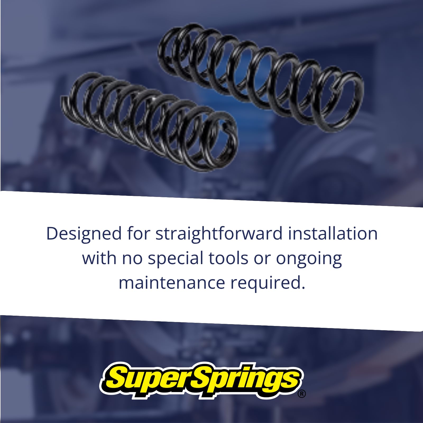SuperSprings SSC-31 | Ford F-250|F-350, SuperCoils for Ford E-450, Black