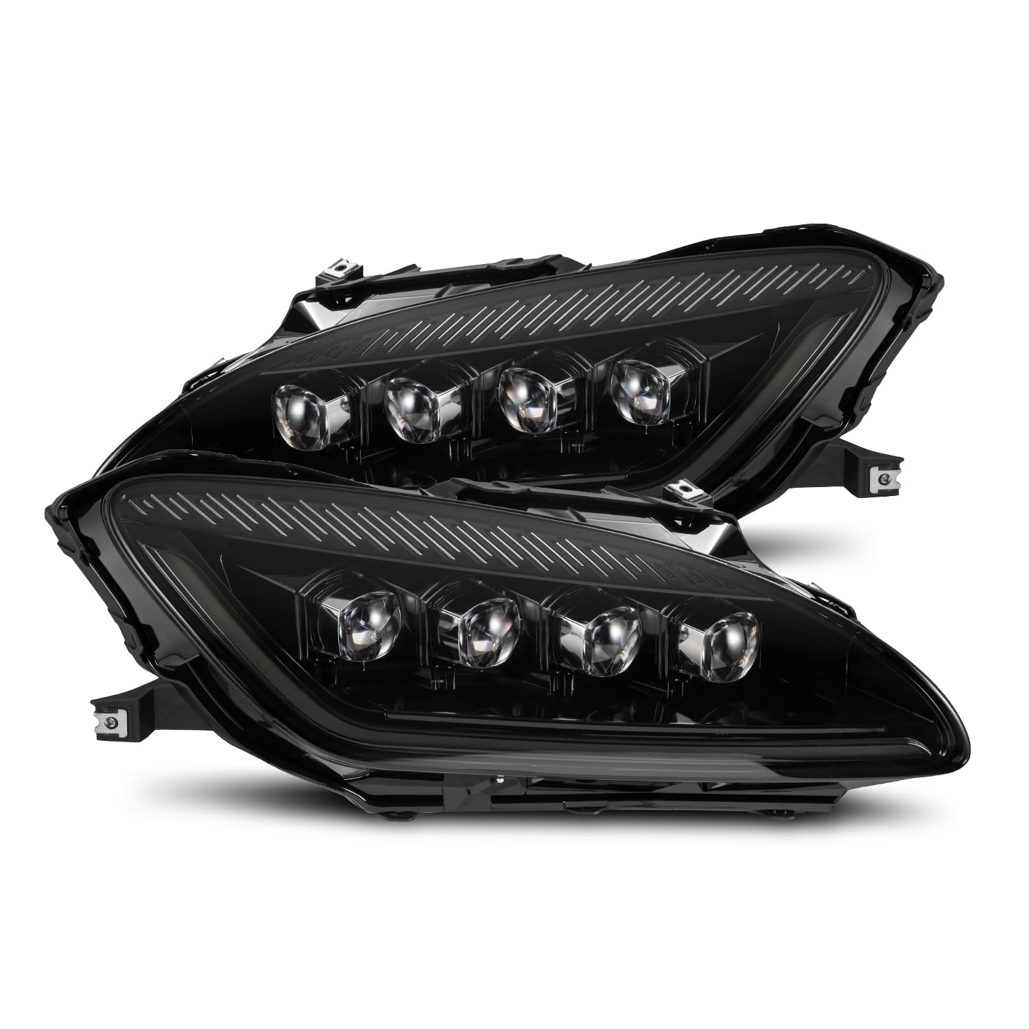 AlphaRex NOVA-Series Projector Headlights for 99-09 Honda S2000 LED Headlights Alpha-Black