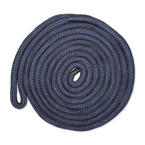 Dock Line CMP Cordage CDL1225NY, 1/2" Diameter - 25' Length, Double Braid, Navy