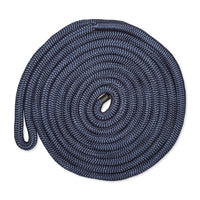 CMP Cordage Dock Line, CDL3815NY, 3/8" Diameter - 15' Length, Double Braid, Navy