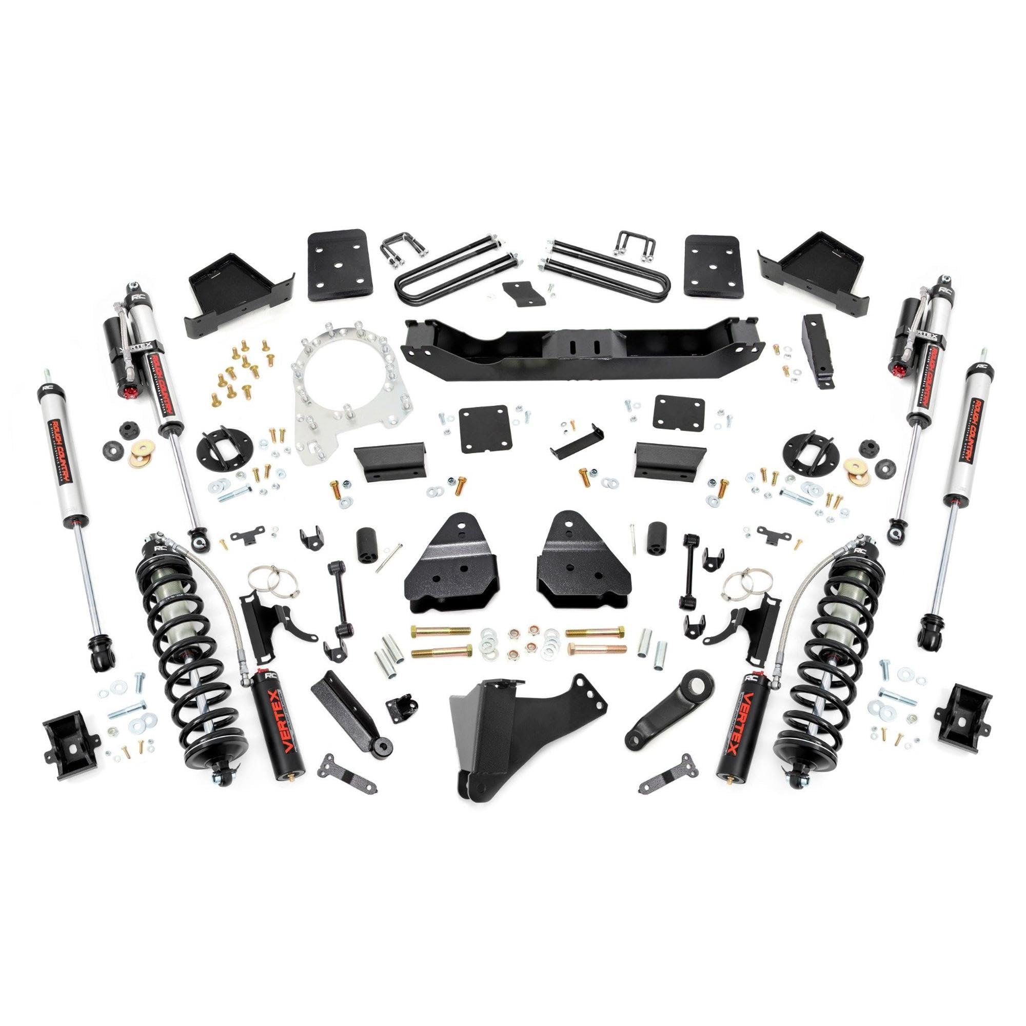 6" Rough Country Coilover Lift Kit for 17-22 Ford Super Duty | Diesel - 51757