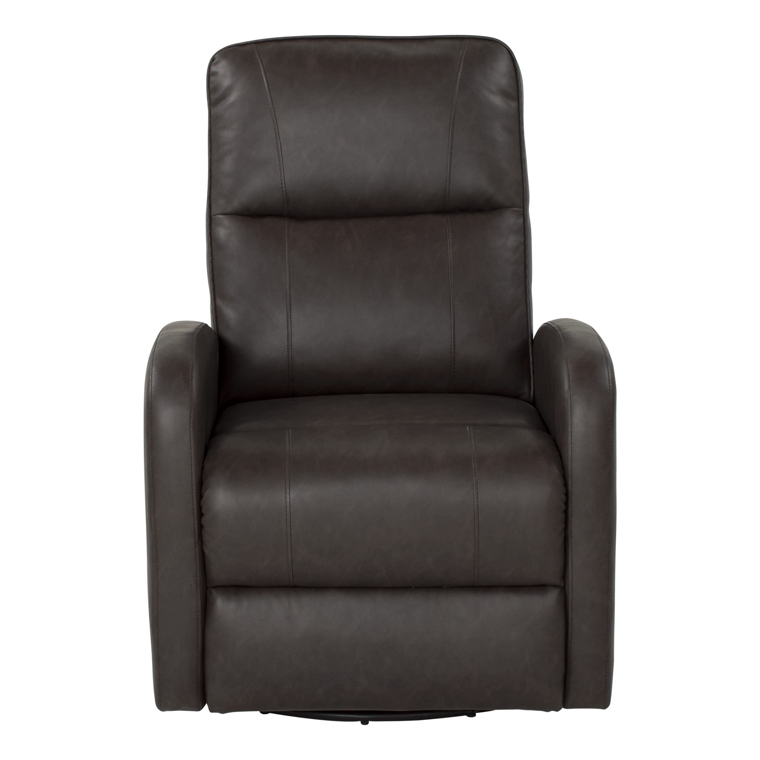 RV Swivel Pushback Recliner, Thomas Payne® Millbrae – Effortless Push-Back Reclining – 360-degree Swivel, Glider Action –Easy-to-Clean PolyHyde® Vinyl Fabric – High-Density Foam Interior – 2020129869