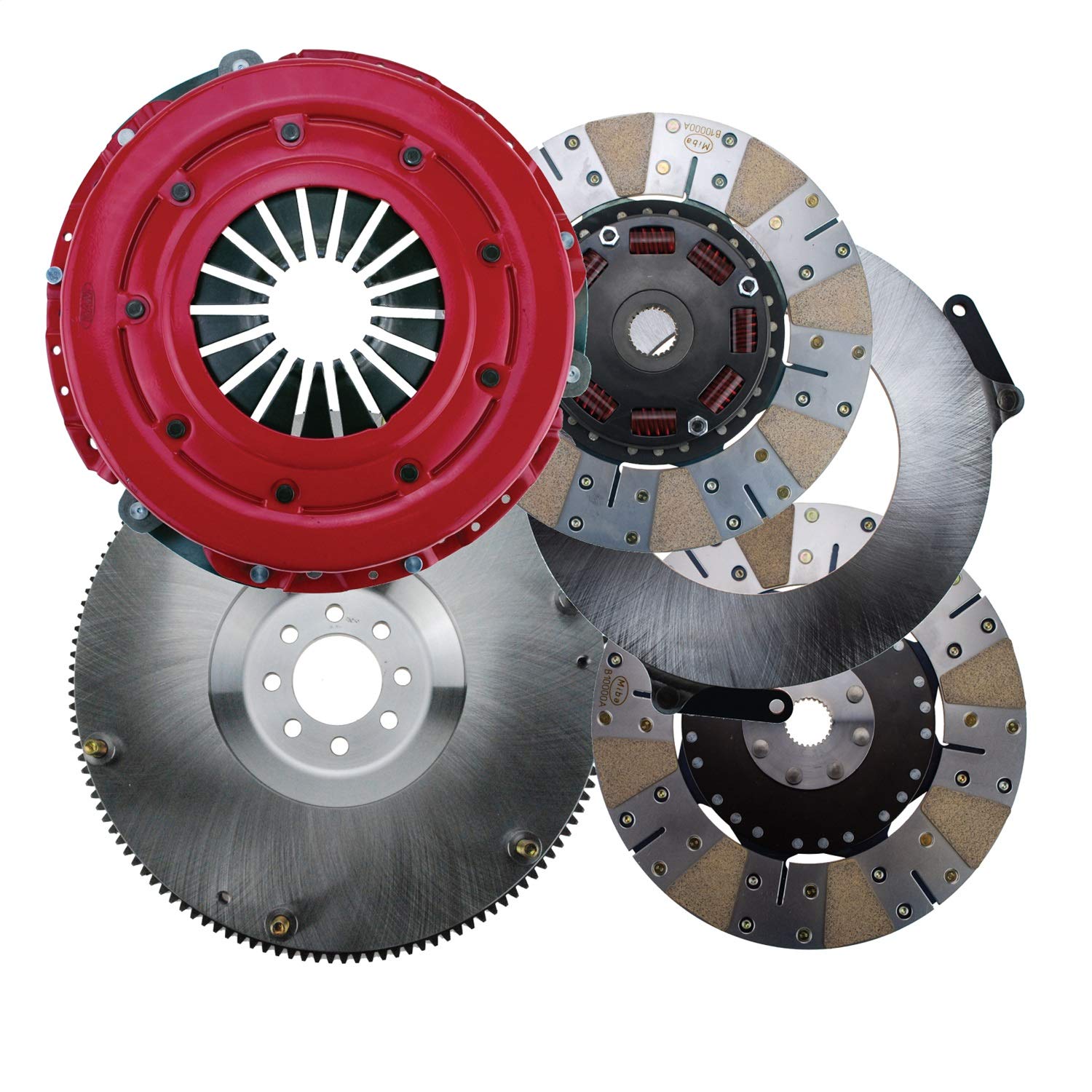 Force 10.5 in. 900 Series Dual Disc Clutch Assembly Ram 130 Tooth Count 26 Spline By 1 1/8 in. Incl. Steel Flywheel/Disc/Pressure Plate Force 10.5 in. 900 Series Dual Disc Clutch Assembly