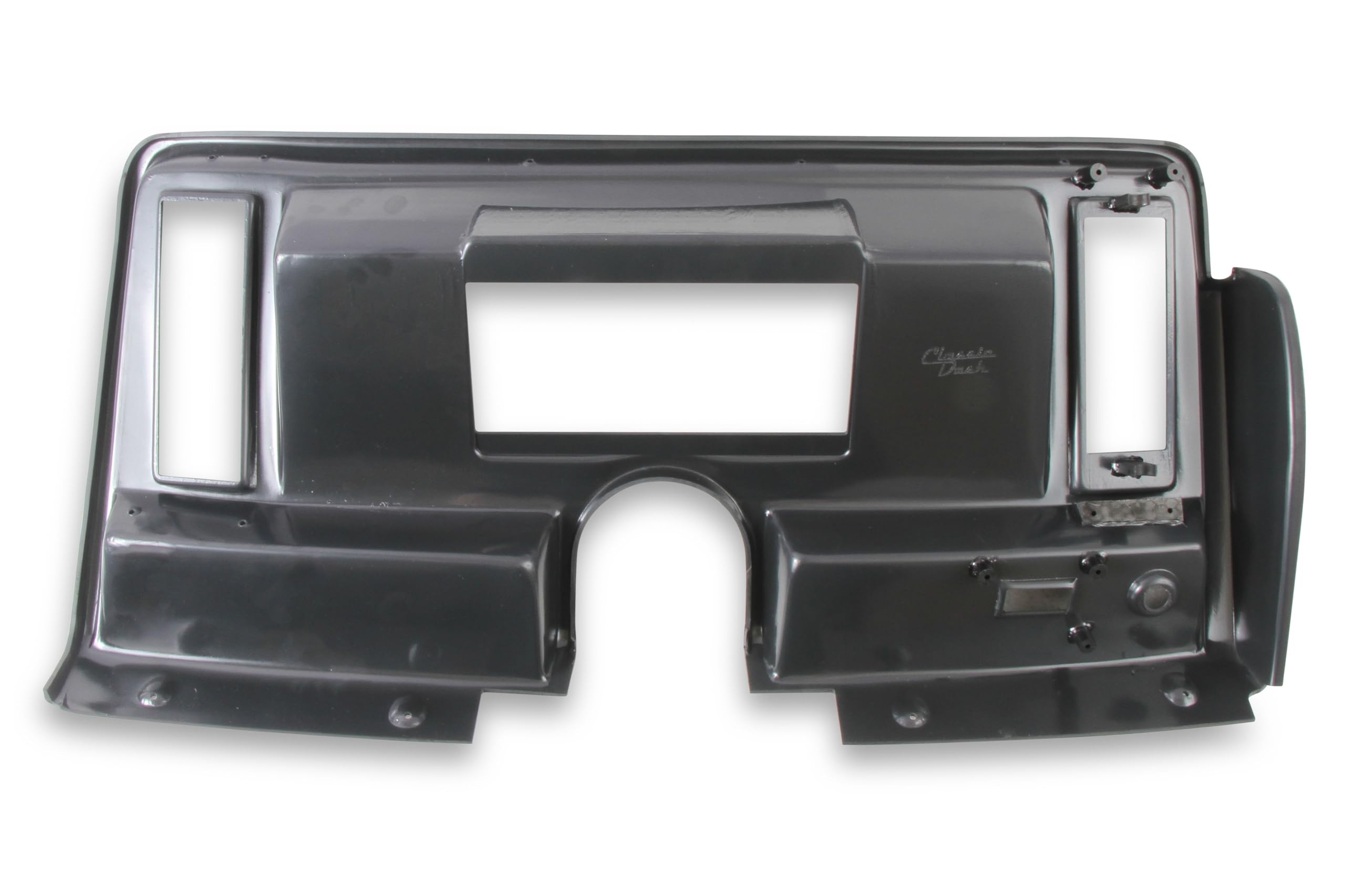 Dash Bezel Holley EFI 553-385 - with A/C Vent Opening - Black