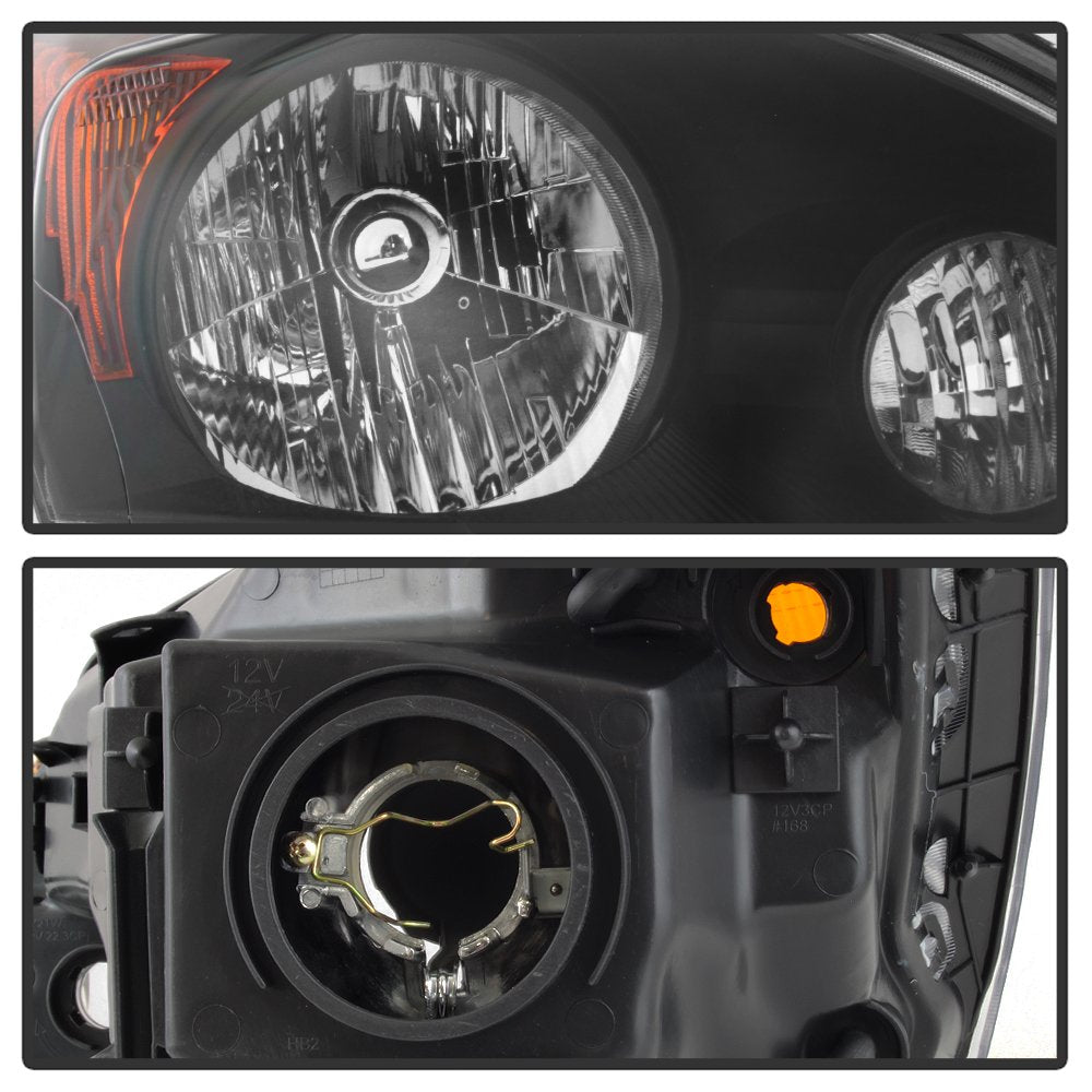 OEM Style Xtune Headlights (HD-JH-HCRV07-AM-BK)