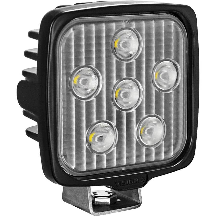 Vision X Lighting VL- Series Work Light VWS050640 (Square/Six 5-WATT LEDS/40 Degree Flood Pattern/Deutsch Connector)