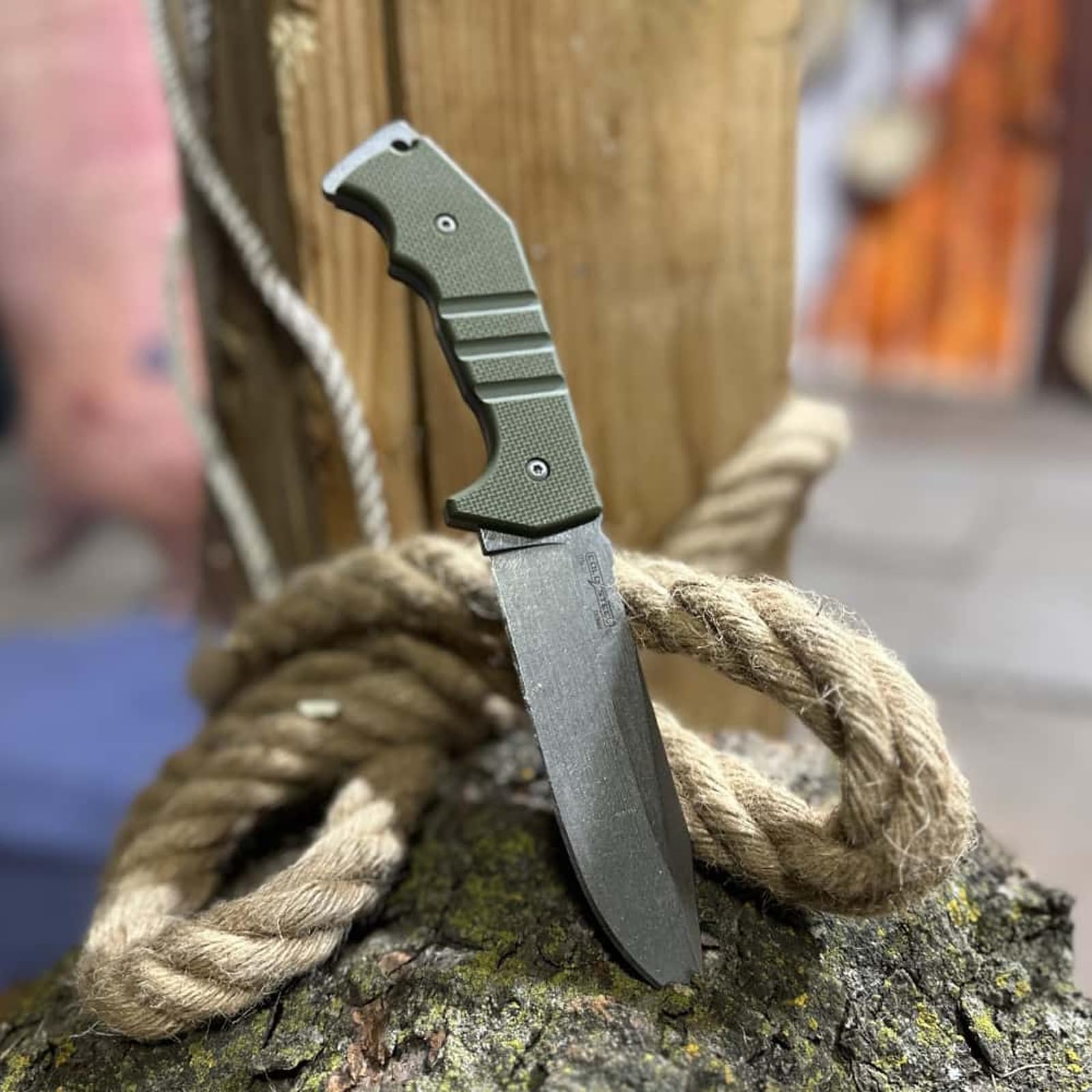 Cold Steel Field AK-47 5.5" CPM 3V Razor-Sharp Clip Point Blade 4.875" G-10 Handle Tactical Fixed Blade Knife w/Secure-Ex Sheath