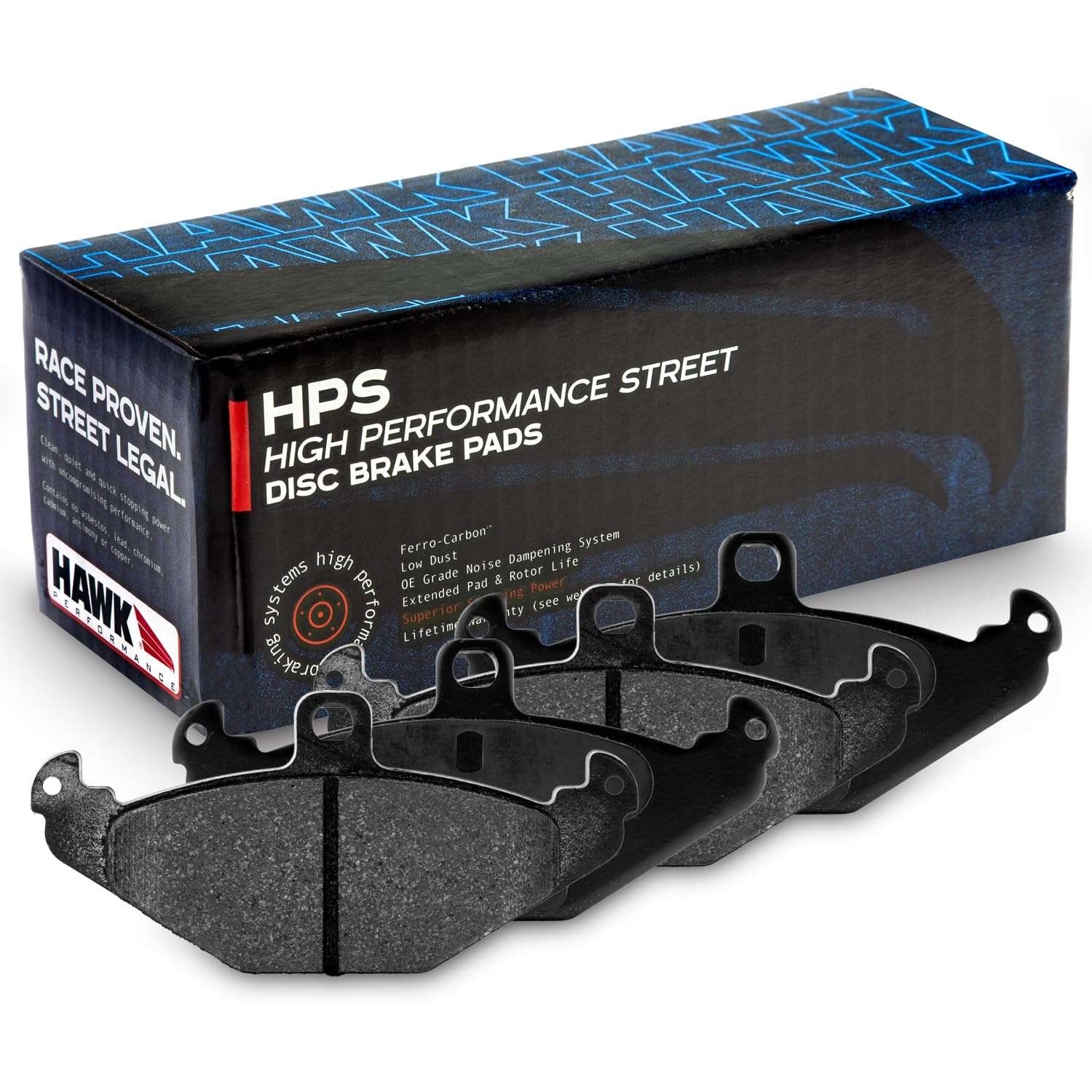 Hawk Performance HPS Performance Street Brake Pads HB278F.465