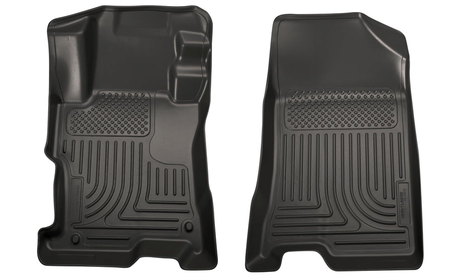 Weatherbeater Husky Liners Floor Mats | Fits 2014-2015 Kia Sorento | Front Row, 2-pc Black - 17461
