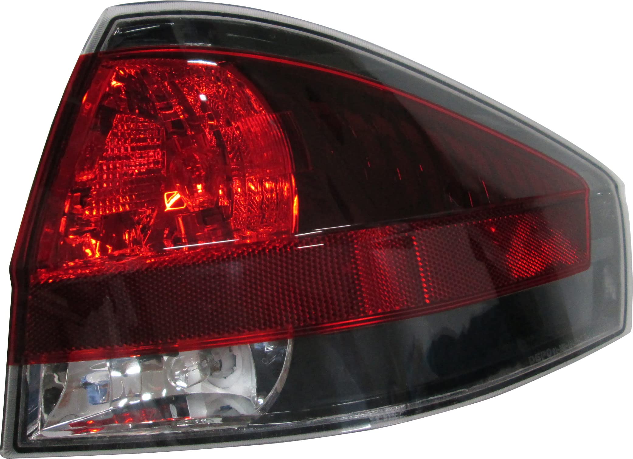 Go-Parts - Right (Passenger) Tail Light Rear Lamp for 2009-2010 Ford Focus (CAPA Certified) Coupe Replacement FO2801218C FO2801218C