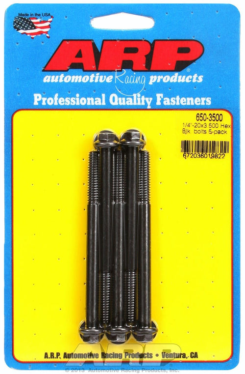 Hex ARP (650-3500) Oxide Bolt, Black