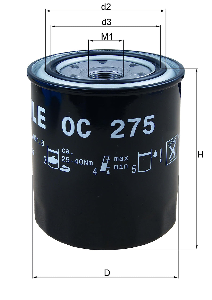 Oil Filter MAHLE OC 275