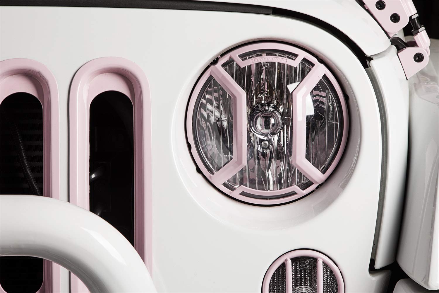 Elite Euro Guard Kit, Rugged Ridge Headlight, Raw | 11230.16 | Fits 2007-2018 Jeep Wrangler JK/JKU
