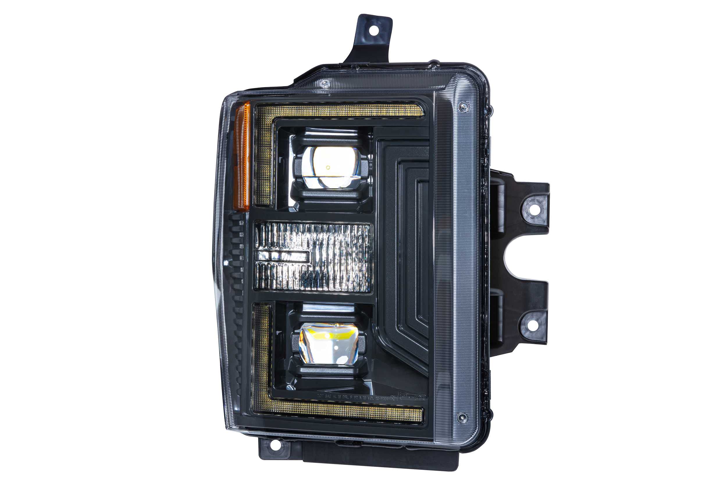 Morimoto XB LED Hybrid Headlights, Plug and Play Headlight Housing Upgrade for Ford Super Duty (08-10)