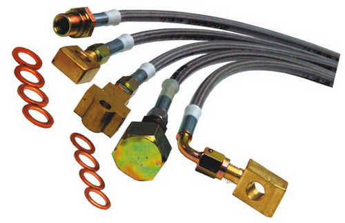 4"- 8" Skyjacker (FBL61) Stainless Steel Brake Line - Pair