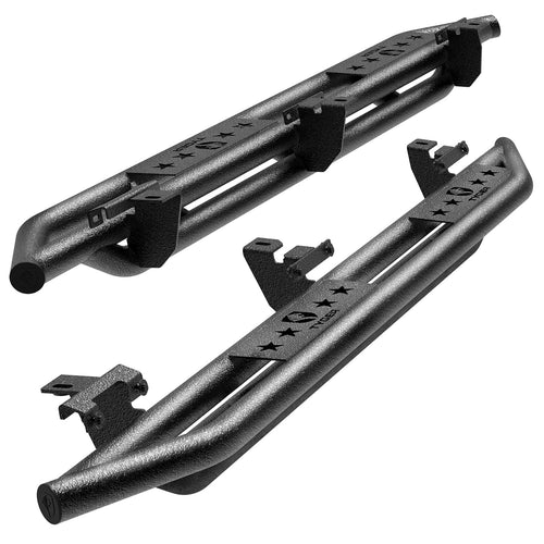 Tyger Auto Compatible Star Armor with 2018-2026 Jeep Wrangler JL 4-Door (Not Fit JK) | TG-JA2J2288B | Side Step Rails Nerf Bars Running Boards