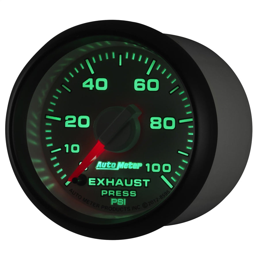 Dodge Auto Meter (8595) 2-1/16" 0-100 PSI Full Sweep Electric Exhaust Pressure Gauge