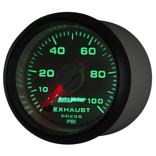 Dodge Auto Meter (8595) 2-1/16" 0-100 PSI Full Sweep Electric Exhaust Pressure Gauge