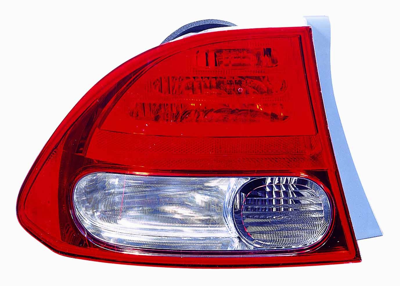 Replacement Driver Side Tail Light Housing DEPO 317-1979L-UC-CR