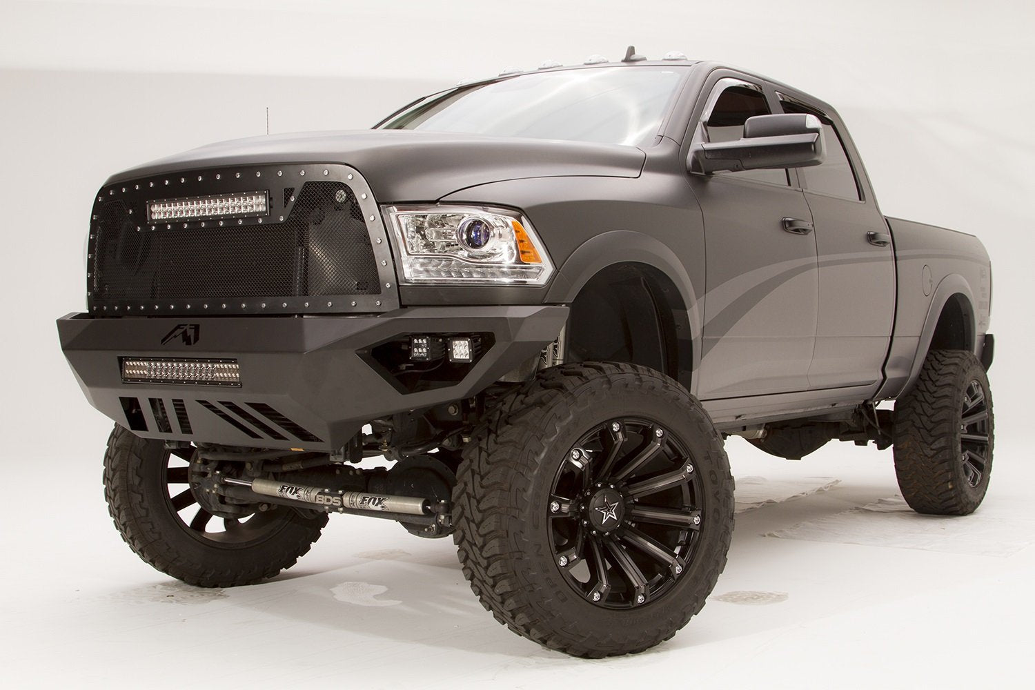 Vengeance Front Bumper Fab Fours DR10-V2951-B Uncoated/Paintable No Guard [AWSL]