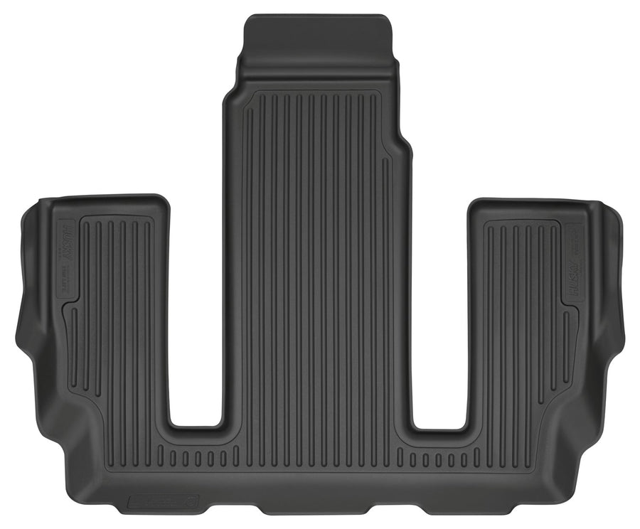 Weatherbeater Husky Liners Floor Mats | Fits 2017-2023 GMC Acadia w/2nd Row Bucket Seats | 3rd Row, 1-pc Black - 19141