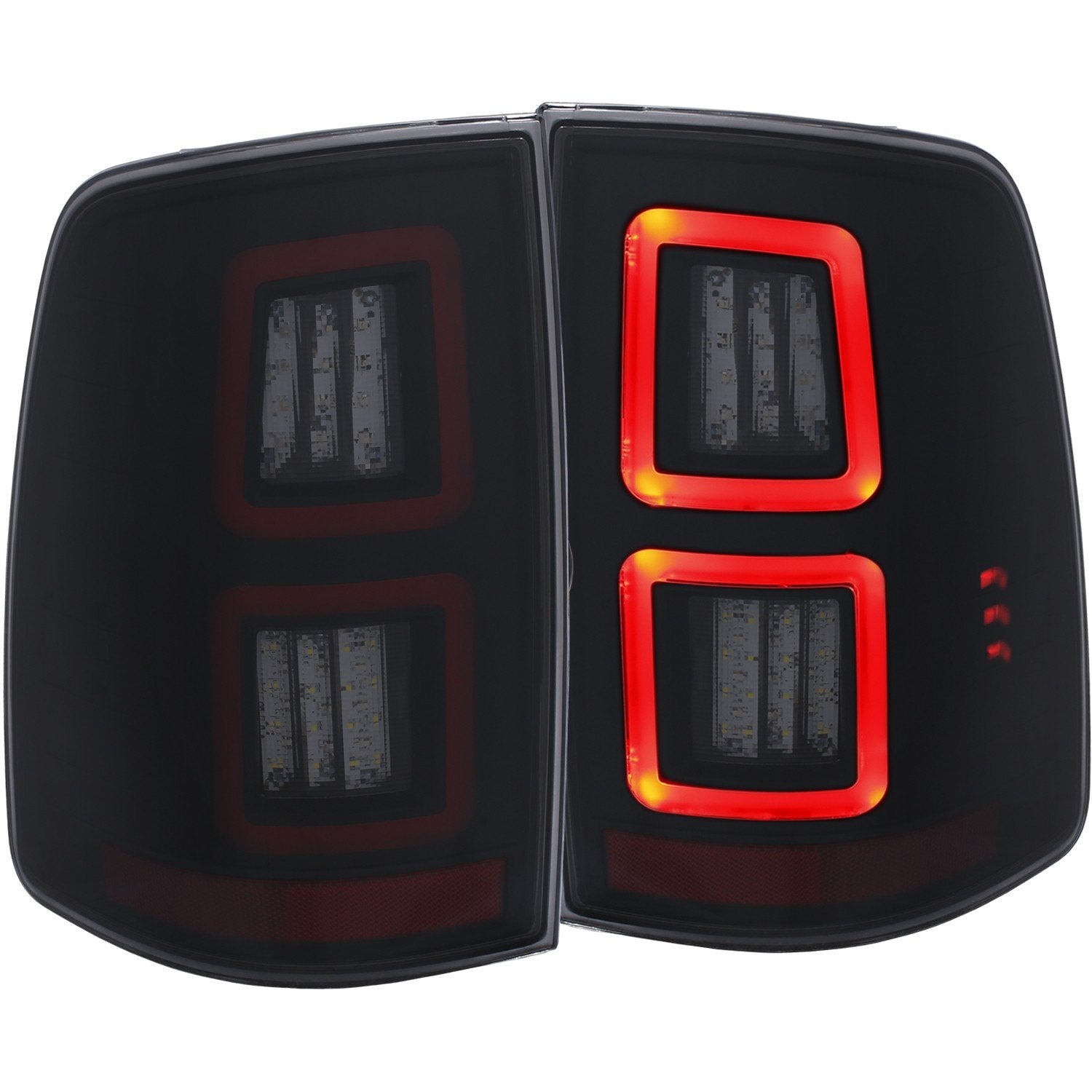 LED Smoke Anzo 311274 13-17 Dodge Ram 1500/2500/3500 Taillights LED Smoke