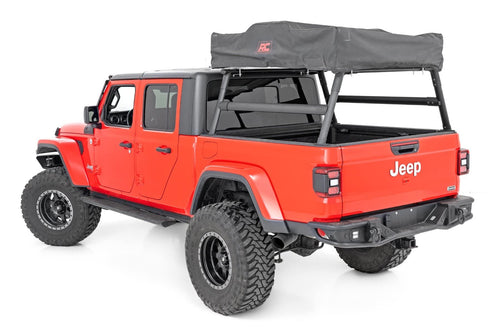 Rough Country Bed Rack Full Height for Jeep Gladiator JT (2020-2025) - Modular Aluminum Truck Rack for Cargo Racks, Rooftop Tents, Ladders & Overland Gear
