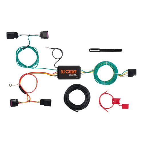 CURT 56288 Custom Vehicle-Side 4-Pin Trailer Wiring Harness, Fits Select Buick Verano