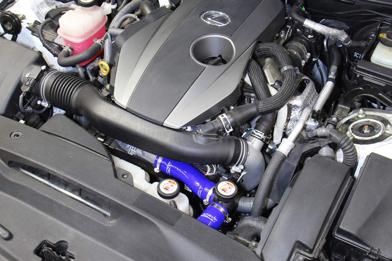HPS Reinforced Blue Silicone Radiator Coolant Hose Kit 57-1829-BLUE