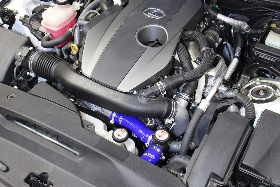 HPS Reinforced Blue Silicone Radiator Coolant Hose Kit 57-1829-BLUE