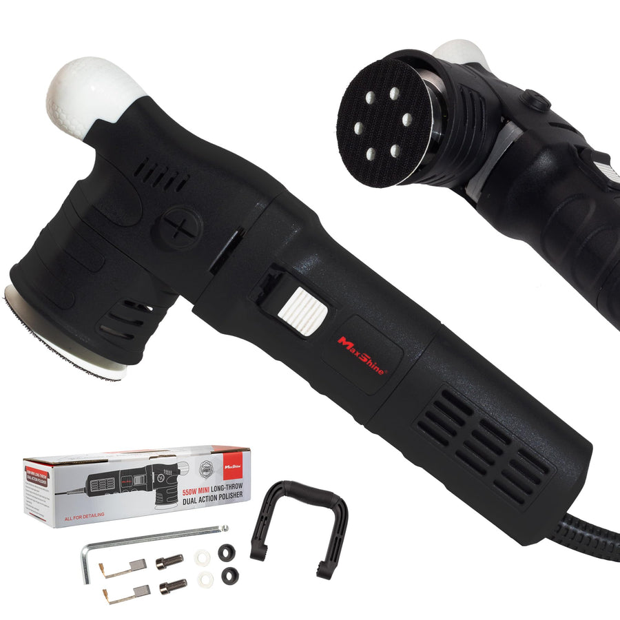 Maxshine Dual Action M312 Polisher | 12mm Throw, 3” Backing Plate, 550W Motor | 6-Speed, Low Vibration, Ergonomic Grip | Auto, Boat & Marine Detailing Tool for Swirl & Scratch Removal