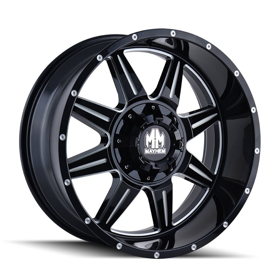 Monstir Mayhem Wheel with Milled Finish (20x9"/6x107.95mm, 0mm offset)