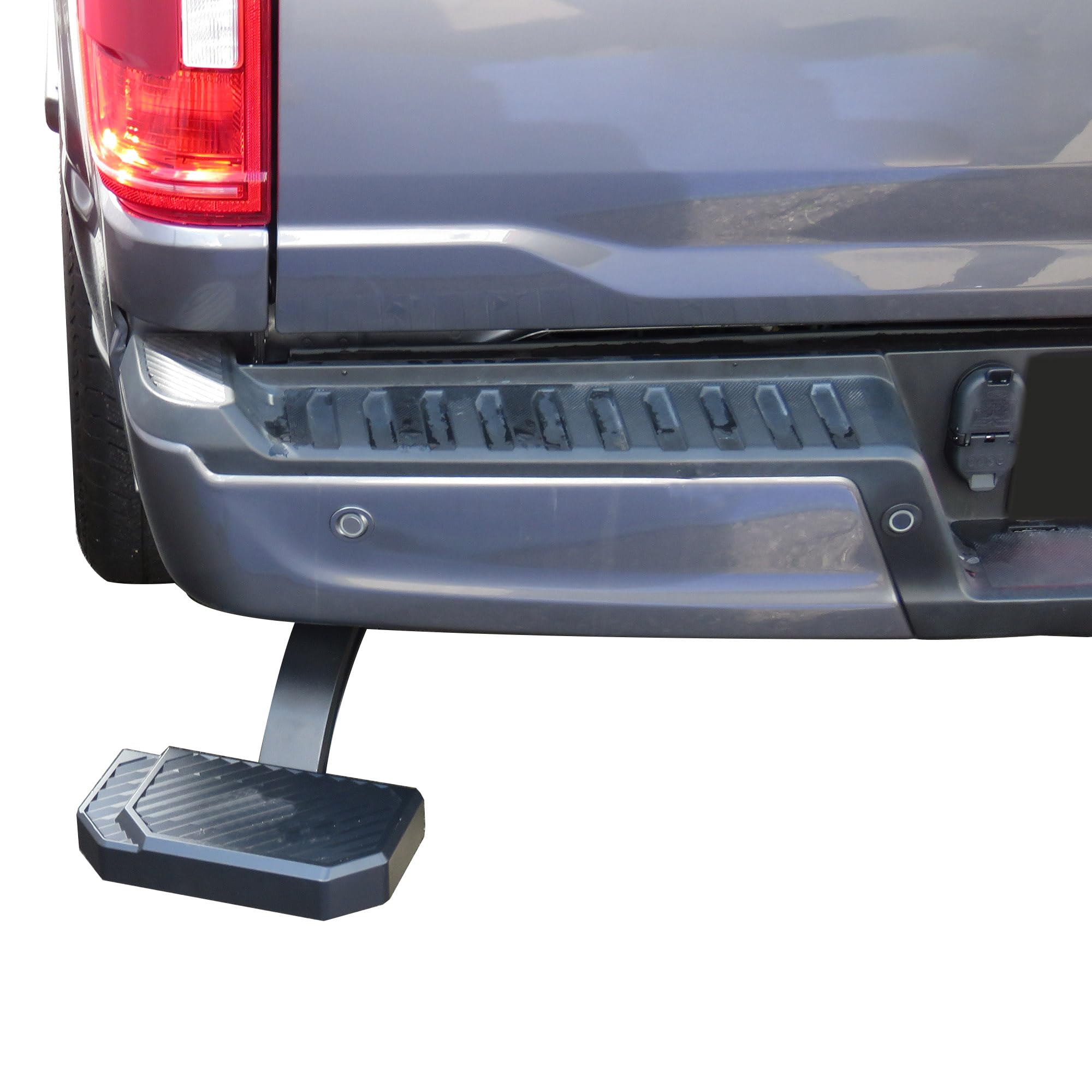 Retractable Black Horse Truck Bed Corner Step Compatible with 2021-2024 Ford F-150 |2022-2023 Ford F-150 Lightning EV -TBCFO21