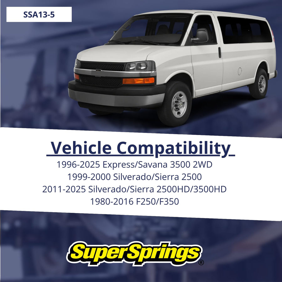 Black SuperSpring SSA13.5 SuperSprings, 1 Pack