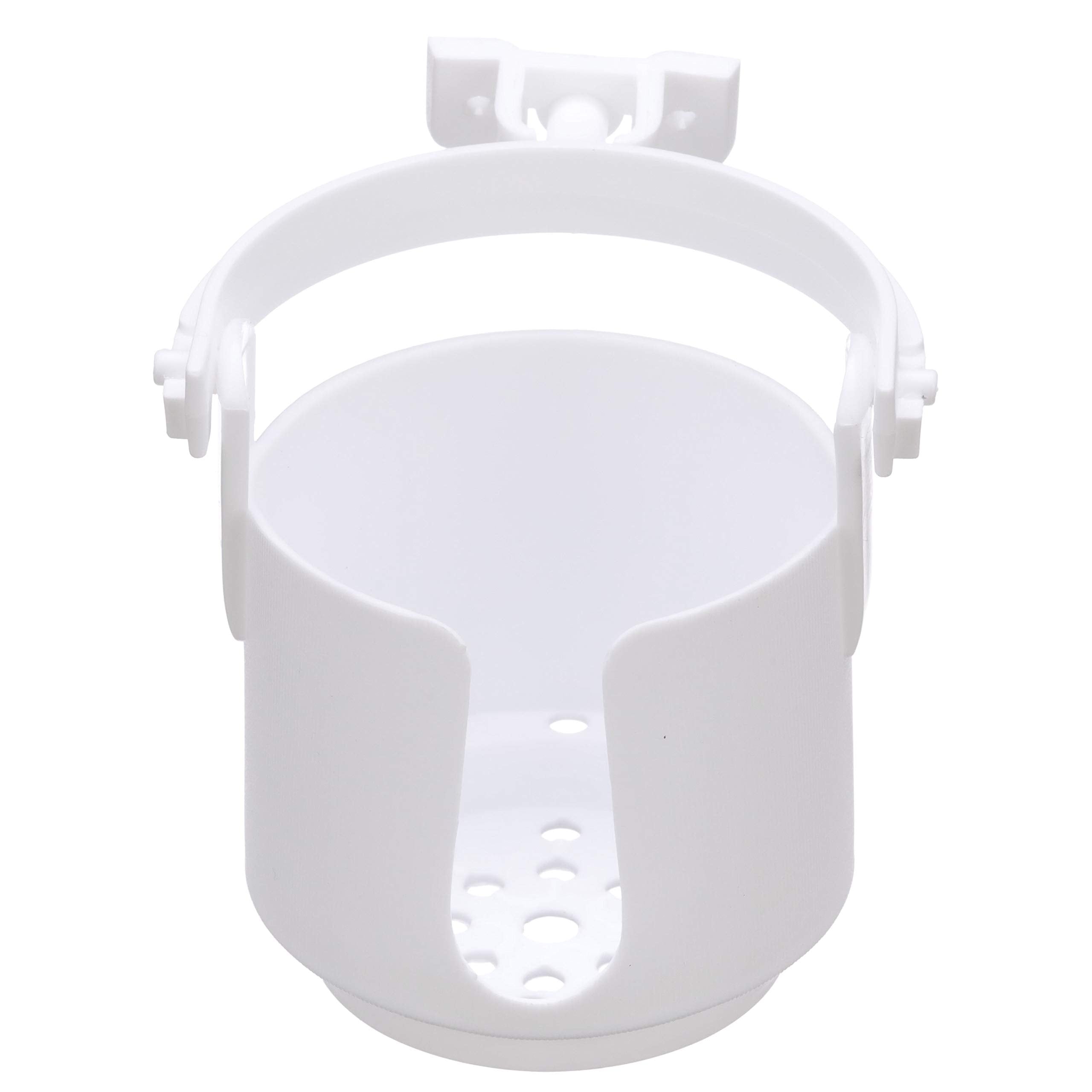 Gimballed Drink Holder Attwood 11631-4 Molded Plastic, Slot for Coffee Mug Handle, Self-Draining, 4 Inches H x 4 3/8 Inches W