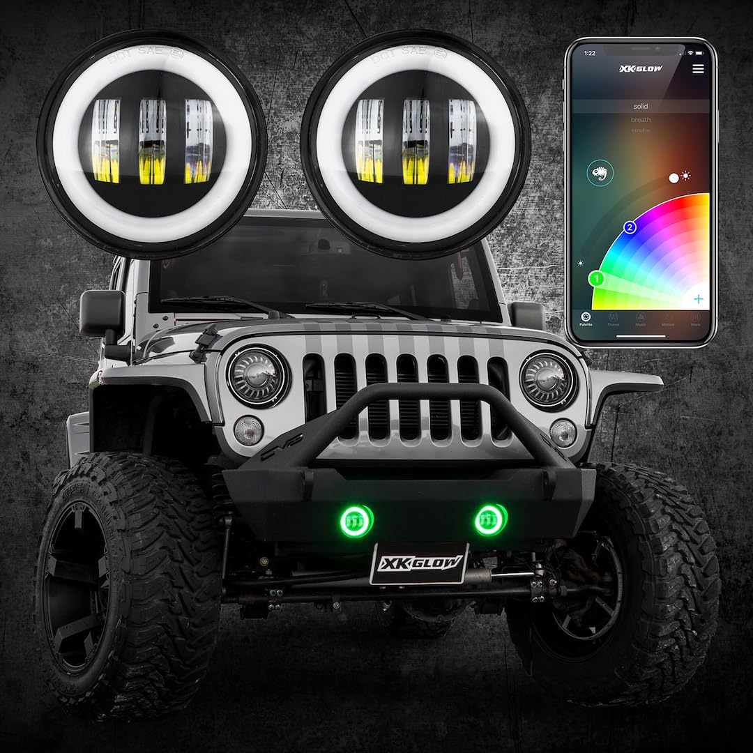 Fog Light XKGLOW 042010-B-JL - Kit