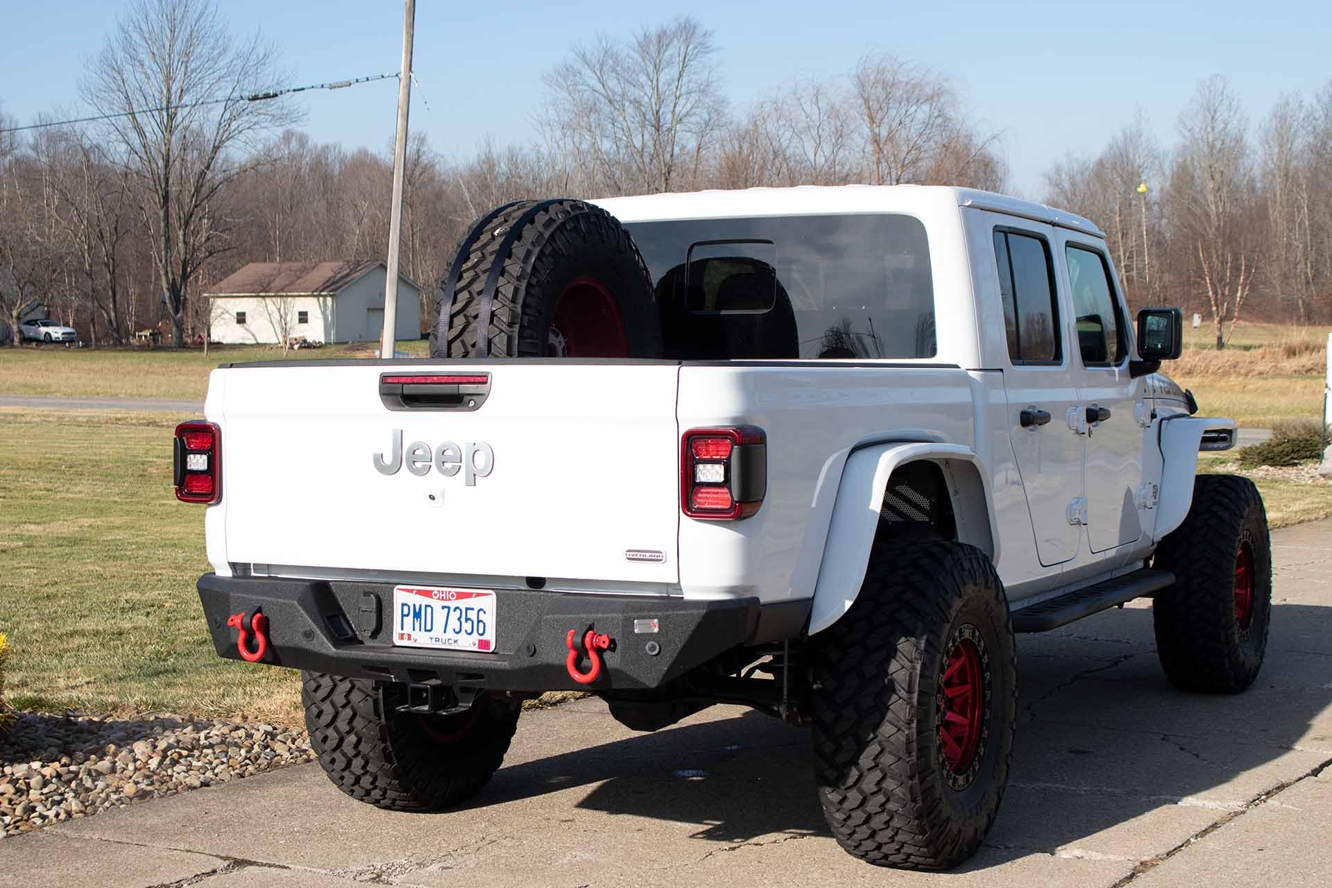 Bed Mounted Fishbone Offroad FB21301: Spare Tire Mount