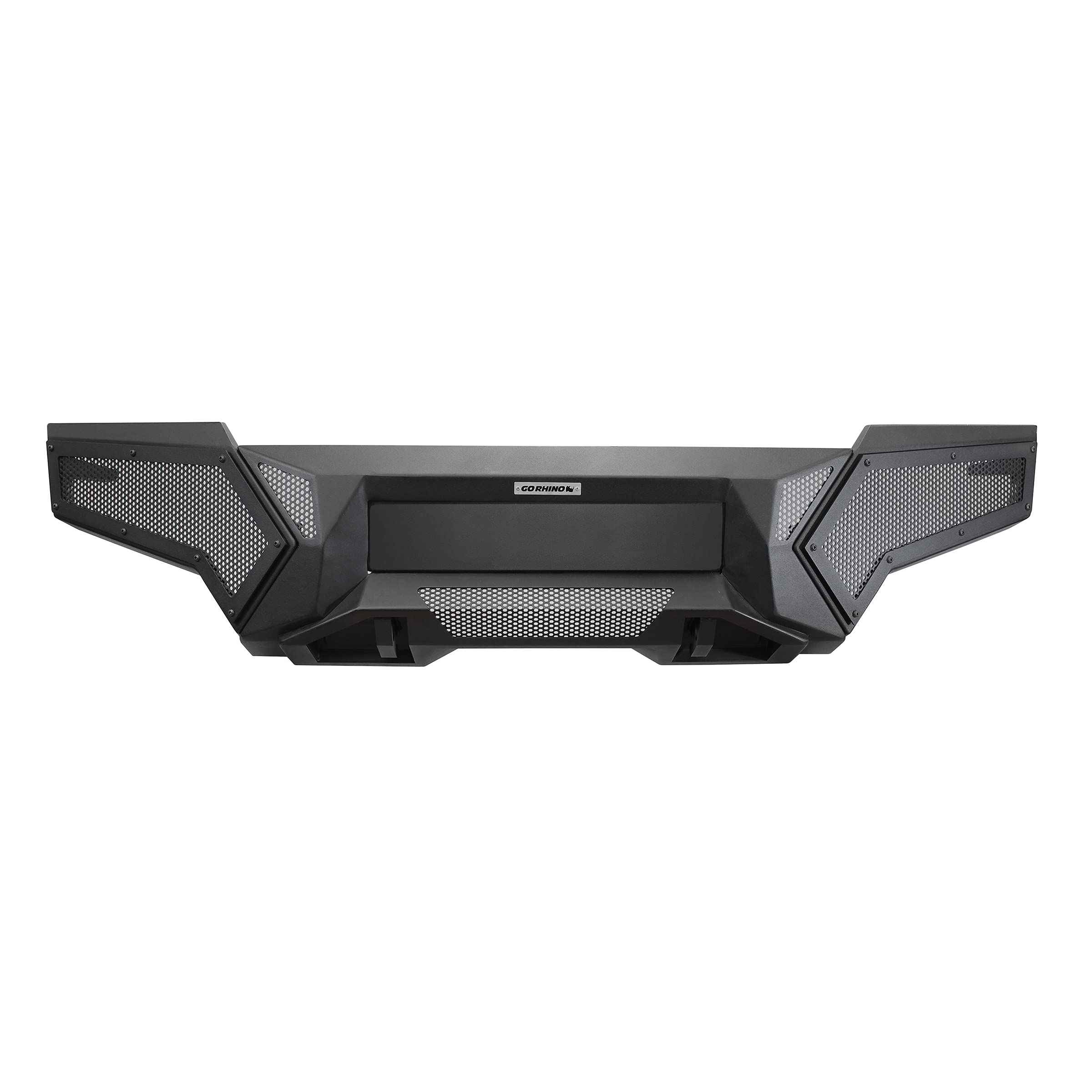 Element Go Rhino Front Bumper w/ Power Bar | Mild Steel, Textured Black | 343891T | Fits 2016 - 2023 Toyota Tacoma