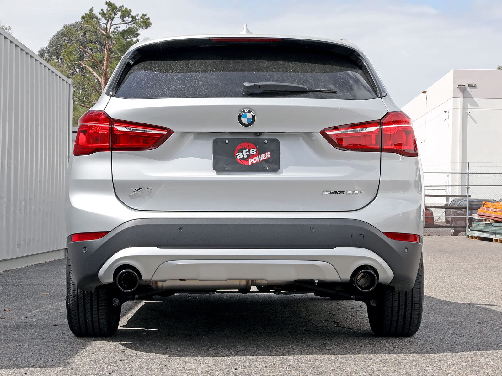 MACH Force-Xp aFe Power 49-36349-B 3 to 2-1/2 IN Stainless Steel Axle-Back Exhaust w/Black Tip, fits BMW X1 (F48) 15-21 L4-2.0L (t)