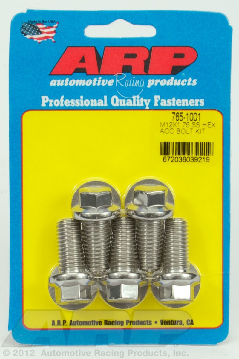 Hex Bolt ARP (765-1001), Stainless Steel