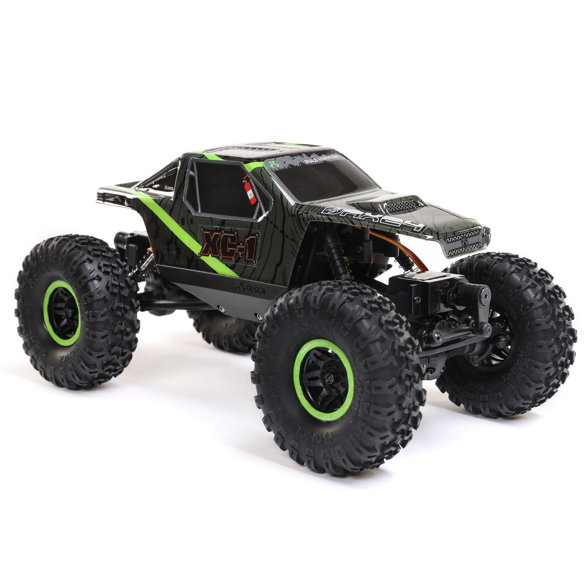 Axial RC Truck 1/24 AX24 XC-1 Brushed 4WS Crawler RTR (Includes Everything Needed No Other purchases Required), Green, AXI00003T1