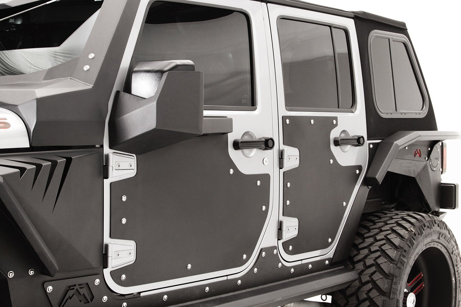 Black Fab Fours JK30001 Door Skin