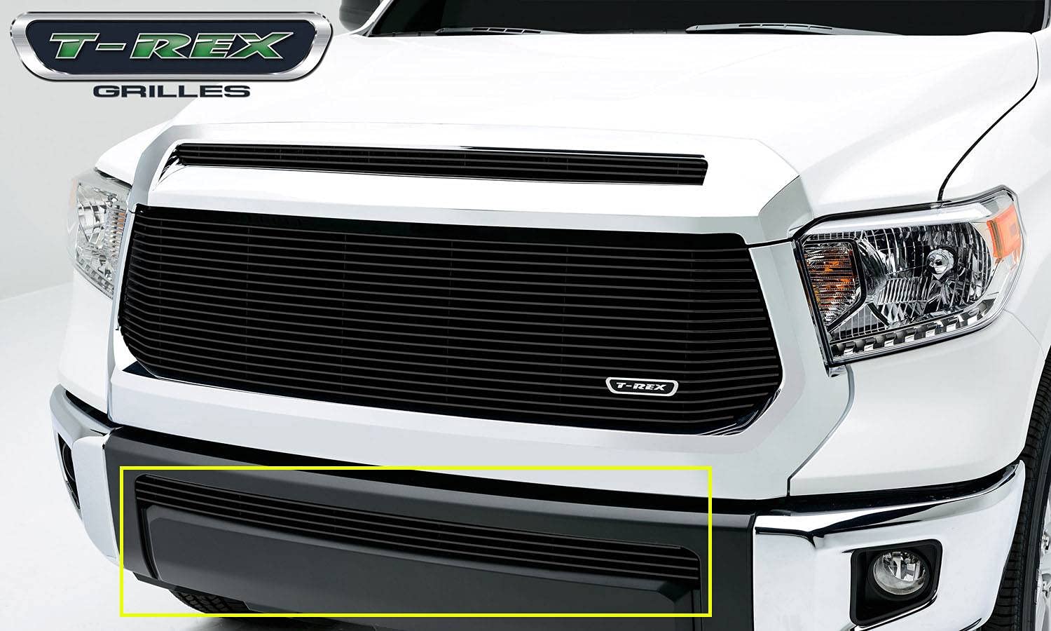 T-Rex Grilles Billet Bumper Grille 2014-2021 Tundra, Black, 1 Pc, Overlay - PN #25964B