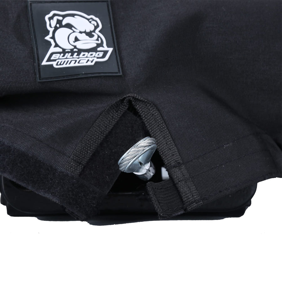 Winch Cover Bulldog 20380 for 15017, 15018, Acrylic, Black