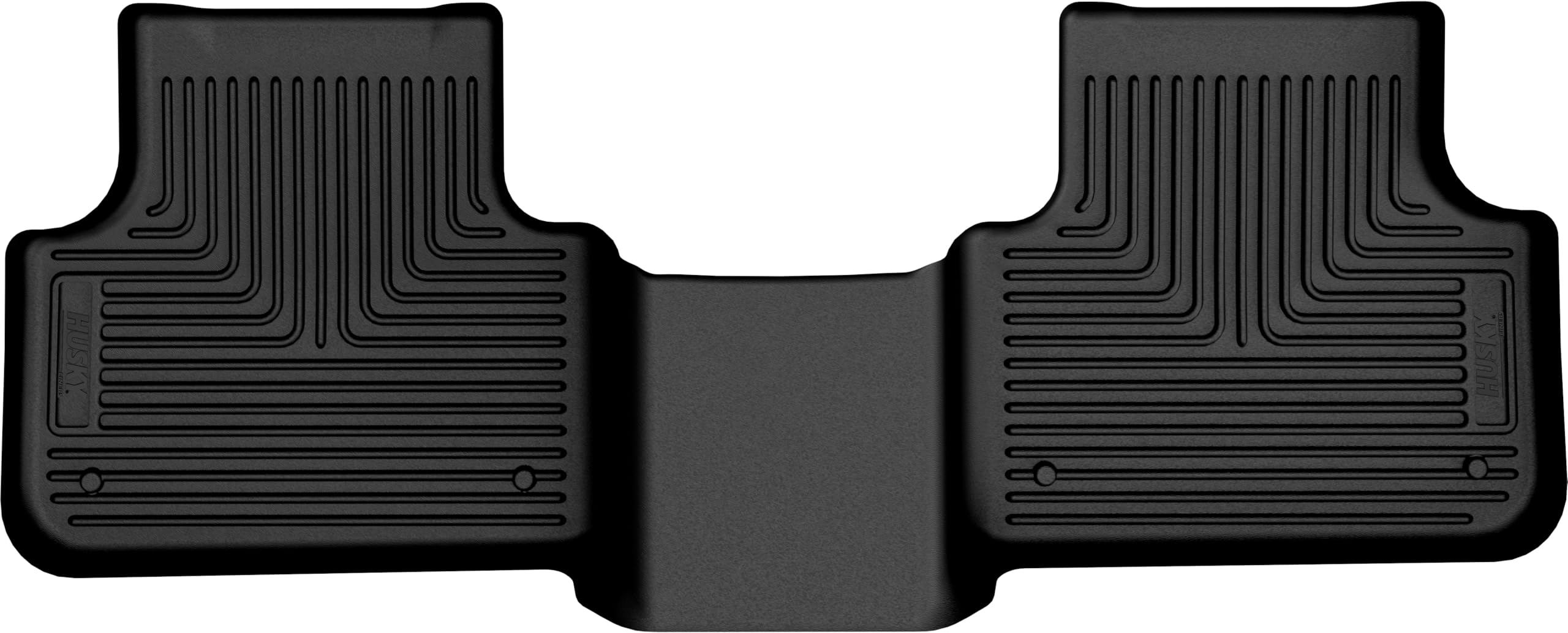 Weatherbeater Husky Liners Floor Mats | Fits 2018-2025 Audi Q7 | 2nd Row - Black, 1-pc | 19981