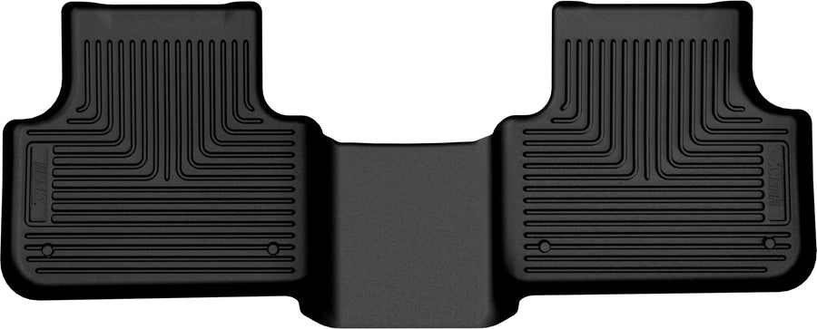 Weatherbeater Husky Liners Floor Mats | Fits 2018-2025 Audi Q7 | 2nd Row - Black, 1-pc | 19981