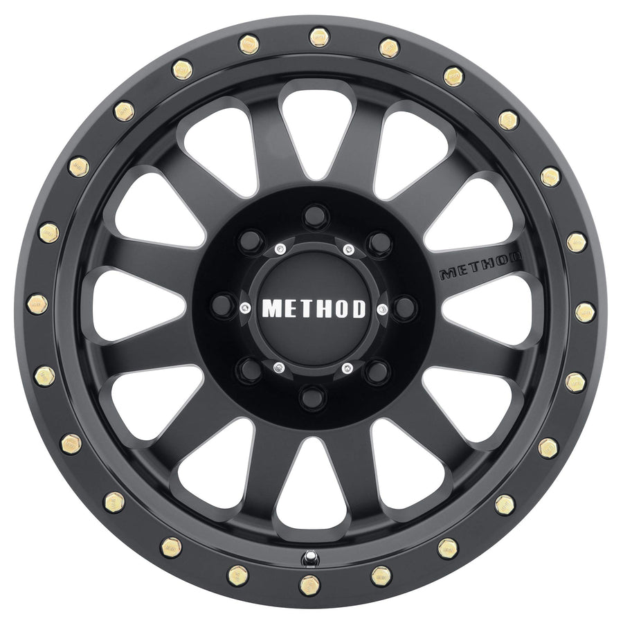 304 Method Race Wheels Double Standard Matte Black 16x8" 8x6.5", 0mm offset 4.5" Backspace, MR30468080500